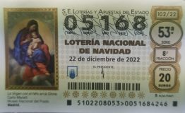 1 Decimo de lotería de Navidad de la Asociación Altamar, Educación y Familia